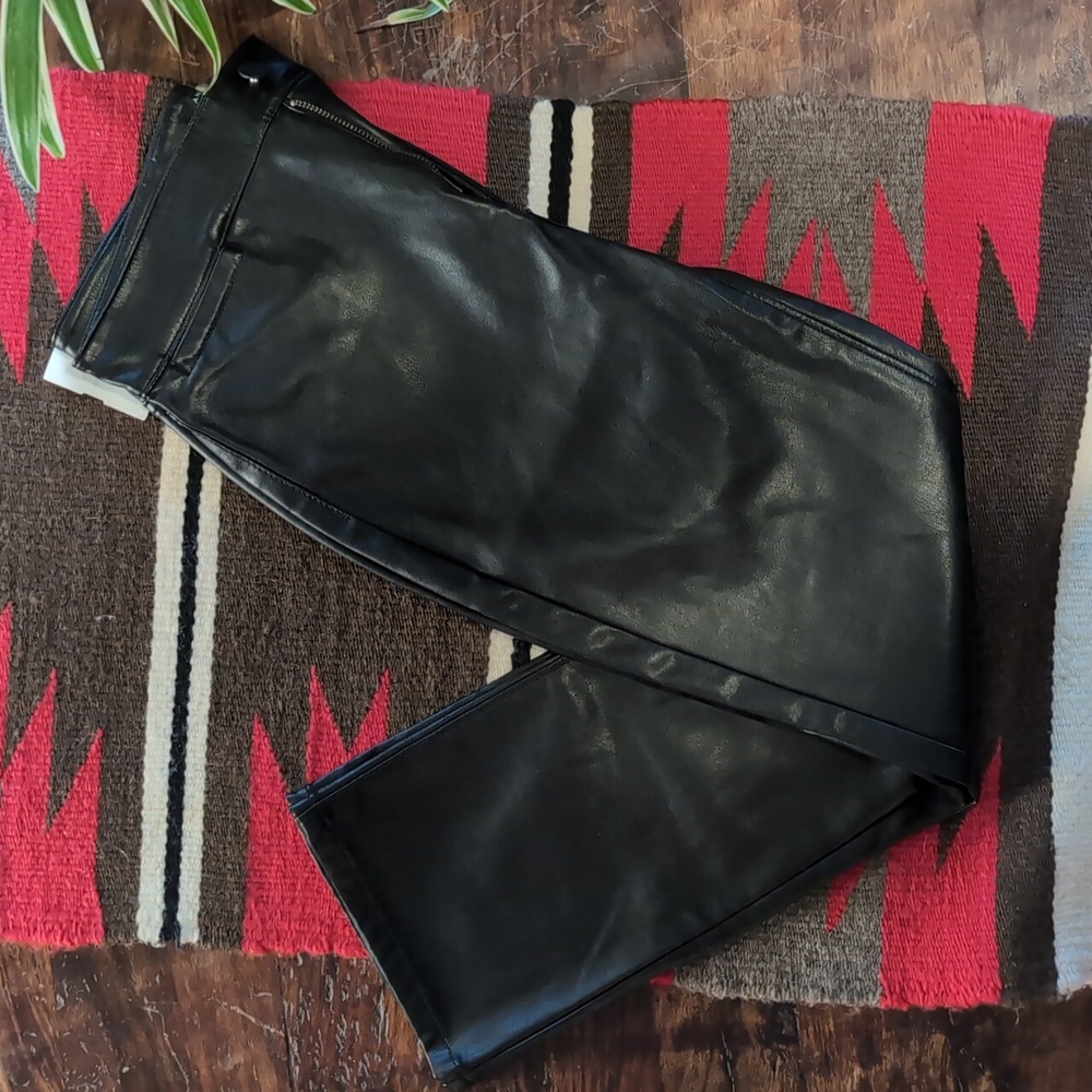 ANN TAYLOR Faux Leather Pants
